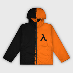 Ветровка с капюшоном женская Half life краски оранж, цвет: 3D-черный