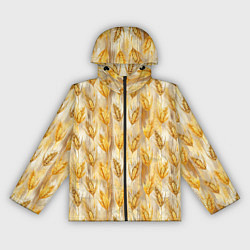 Ветровка с капюшоном женская Золотая нива, цвет: 3D-черный