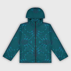 Ветровка с капюшоном женская Узоры градиентом, цвет: 3D-черный