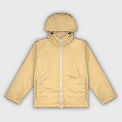 Ветровка с капюшоном женская Паттерн сетчатый чашуйчетый, цвет: 3D-белый