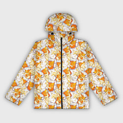 Ветровка с капюшоном женская Кружки с пивом, цвет: 3D-черный