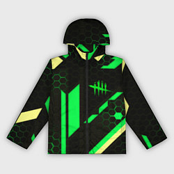 Ветровка с капюшоном женская Dead by daylight geometry pattern, цвет: 3D-черный