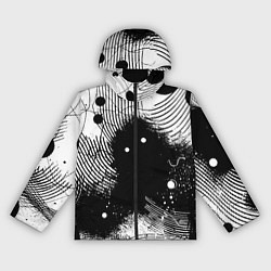 Ветровка с капюшоном женская Призрак застигнутый врасплох - нейроарт, цвет: 3D-черный