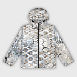 Женская ветровка Зеркальные соты с переливами света