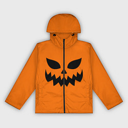 Ветровка с капюшоном женская Злая тыква верх, цвет: 3D-черный