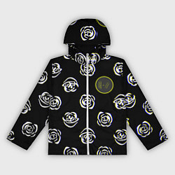 Ветровка с капюшоном женская Twenty one pilots rose, цвет: 3D-белый