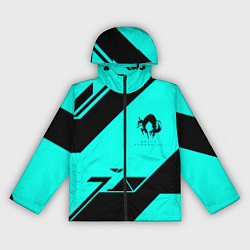 Ветровка с капюшоном женская Deathstranding geometry, цвет: 3D-черный