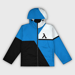 Ветровка с капюшоном женская Half life geometry steel valve, цвет: 3D-черный