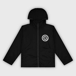 Ветровка с капюшоном женская Chrysler logo white, цвет: 3D-черный