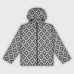 Ветровка с капюшоном женская Кельтская вышивка, цвет: 3D-черный