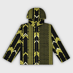 Ветровка с капюшоном женская Закулисье классика на чёрном фоне, цвет: 3D-черный