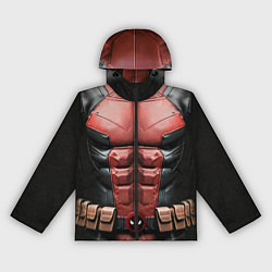 Ветровка с капюшоном женская Костюм Дэдпула, цвет: 3D-черный