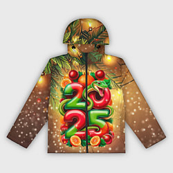 Ветровка с капюшоном женская Змеи к нам приходят, цвет: 3D-черный