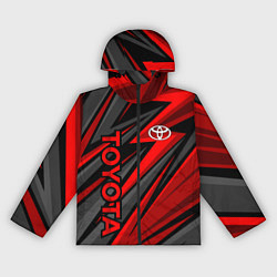 Женская ветровка Toyota - красный спортивный