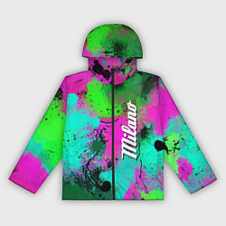 Ветровка с капюшоном женская Color impression - abstraction, цвет: 3D-черный