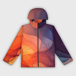 Ветровка с капюшоном женская Летящая вуаль, цвет: 3D-черный