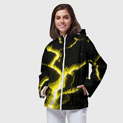 Ветровка с капюшоном женская The rift, цвет: 3D-белый — фото 2