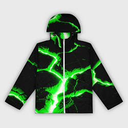 Ветровка с капюшоном женская Разлом, цвет: 3D-белый