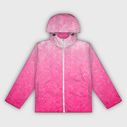 Женская ветровка Розовый градиент с узором