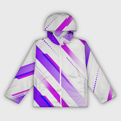 Ветровка с капюшоном женская Color white pink, цвет: 3D-белый