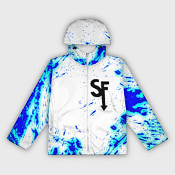 Ветровка с капюшоном женская Sally Face краски, цвет: 3D-белый