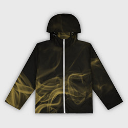 Ветровка с капюшоном женская Color smoke yellow, цвет: 3D-белый