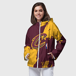 Ветровка с капюшоном женская Cleveland Cavaliers NBA team, цвет: 3D-белый — фото 2