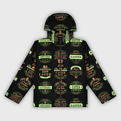 Ветровка с капюшоном женская Easter holidays, цвет: 3D-черный