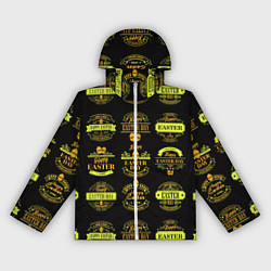 Ветровка с капюшоном женская Easter holidays, цвет: 3D-белый