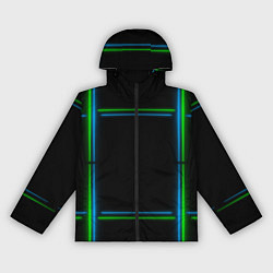 Женская ветровка Neon green light blue