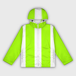 Женская ветровка Color light green white stripes