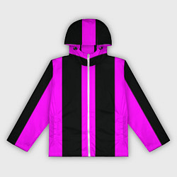 Женская ветровка Color black pink lines