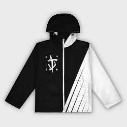 Женская ветровка Doom white geometry