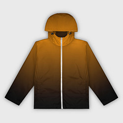 Ветровка с капюшоном женская Orange gradient, цвет: 3D-белый