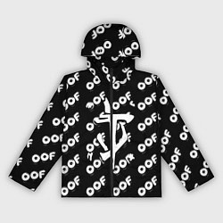 Ветровка с капюшоном женская Doom off black, цвет: 3D-черный