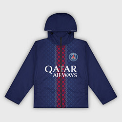 Ветровка с капюшоном женская ПСЖ домашняя форма 25 26, цвет: 3D-черный