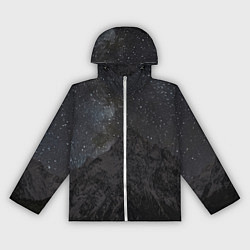 Ветровка с капюшоном женская Тихтенген звёздны, цвет: 3D-белый