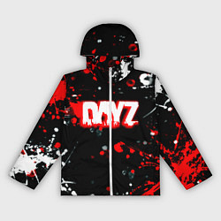 Ветровка с капюшоном женская Dayz брызги красок текстура, цвет: 3D-белый