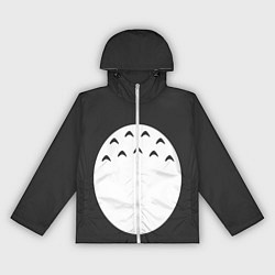 Ветровка с капюшоном женская Тоторо живот, цвет: 3D-белый