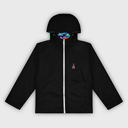 Ветровка с капюшоном женская Christmas tree gifts, цвет: 3D-белый