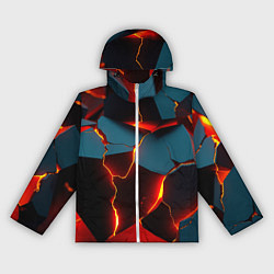 Ветровка с капюшоном женская Orange glow, цвет: 3D-белый