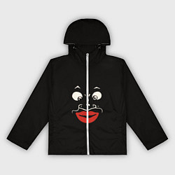 Ветровка с капюшоном женская Black face, цвет: 3D-белый