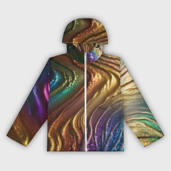 Женская ветровка Сморщенные складочки жидкости