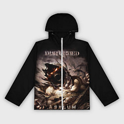 Ветровка с капюшоном женская Disturbed, цвет: 3D-белый