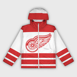 Ветровка с капюшоном женская Detroit Red Wings, цвет: 3D-белый