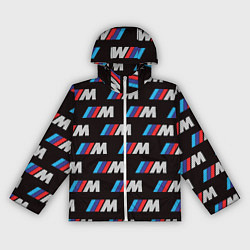 Ветровка с капюшоном женская BMW M, цвет: 3D-белый